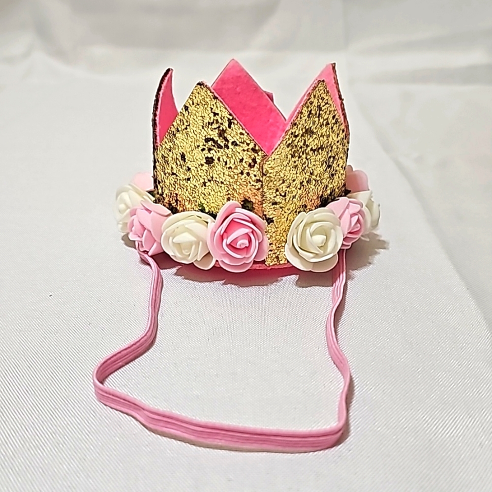 Half 1/2 Birthday Hat Crown - Picture 3 of 3